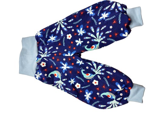 Pumphose jersey blau weiß - jersey,